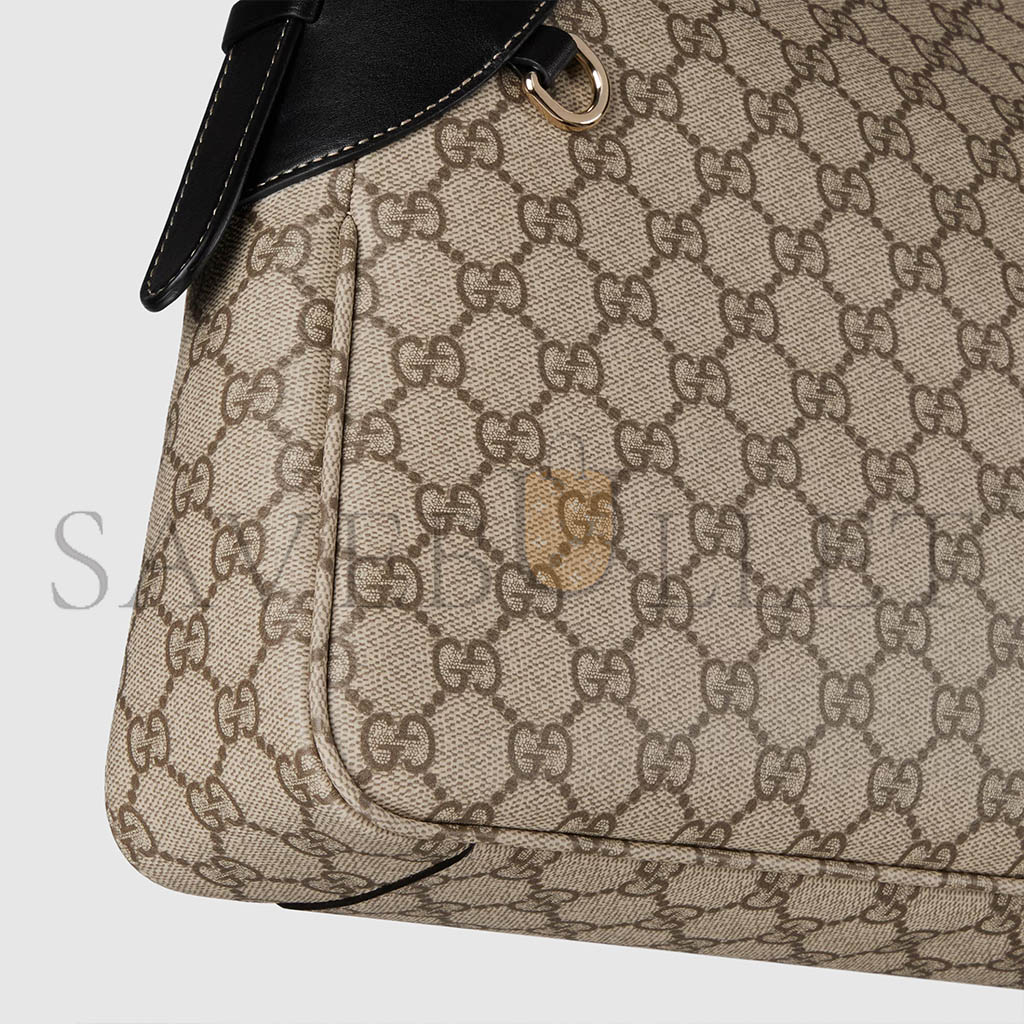 GUCCI GG EMBLEM LARGE SHOULDER BAG 815217 (37*23*8cm)